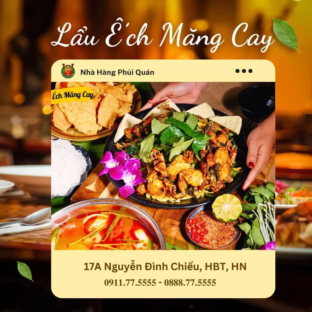 Lẩu Ếch Măng Cay